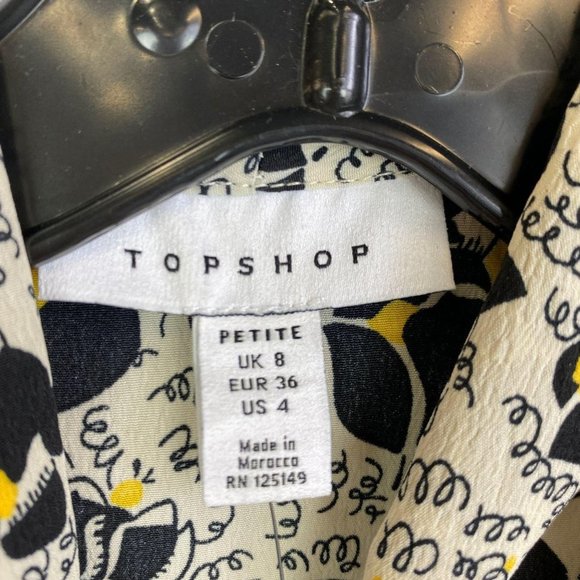 NWT TOPSHOP Pattern Long-sleeve Dress NWT - Picture 7 of 7